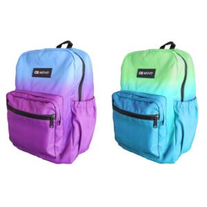 Mochila Escolar CIS Move Azul/Roxo ou Azul/Verde, 1 unidade